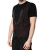 Dolce & Gabbana Maroon Wool Waistcoat Dress Formal Vest