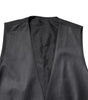 Dolce & Gabbana Black Wool Waistcoat Dress Formal Vest