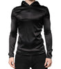 Dolce & Gabbana Black Silk Turtleneck Men Pullover Sweater