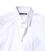 Dolce & Gabbana White Cotton GOLD Dress Formal Collared Shirt