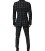 Dolce & Gabbana Black TAORMINA Double Breasted 2 Piece Suit