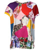 Chemisier à manches courtes en patchwork multicolore Dolce &amp; Gabbana