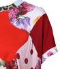 Chemisier à manches courtes en patchwork multicolore Dolce &amp; Gabbana