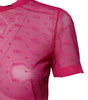 Dolce & Gabbana Pink Nylon See Through Women Short Sleeves Top