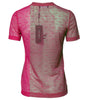 Dolce & Gabbana Pink Nylon See Through Women Short Sleeves Top