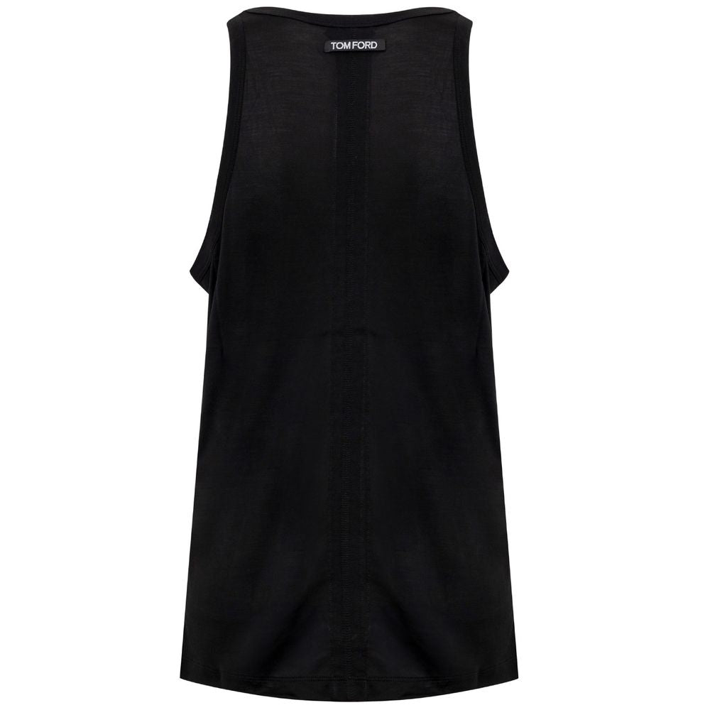 Débardeur en soie noir Tom Ford