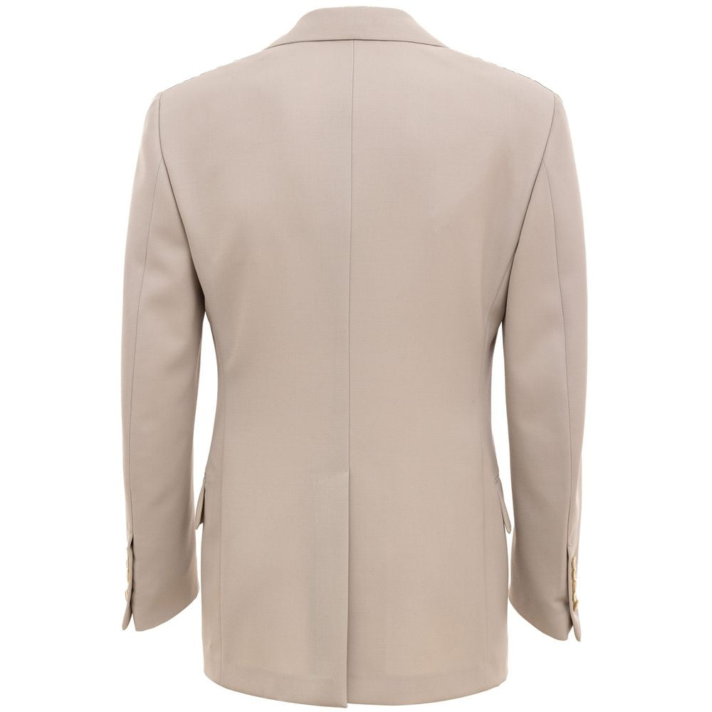 Costume et blazer en laine beige Tom Ford