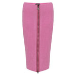 Tom Ford Midi en laine rose