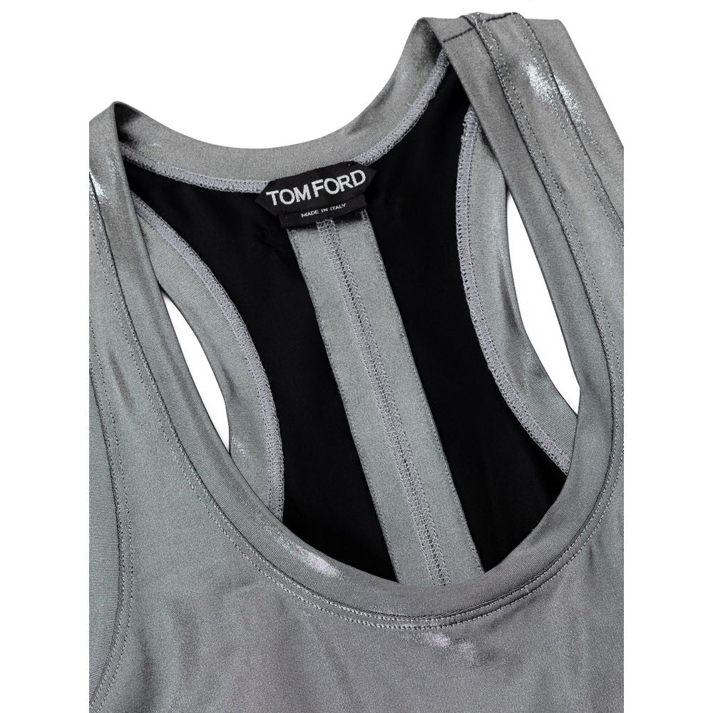 Débardeur en viscose gris Tom Ford