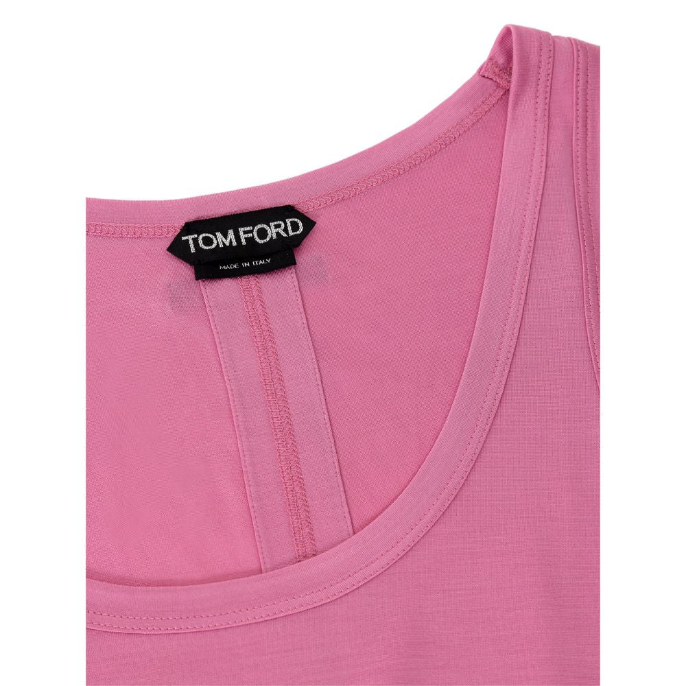 Débardeur en soie rose Tom Ford