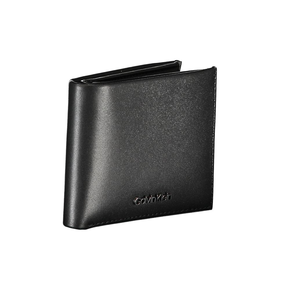 Portefeuille Calvin Klein élégant en cuir à deux volets avec blocage RFID