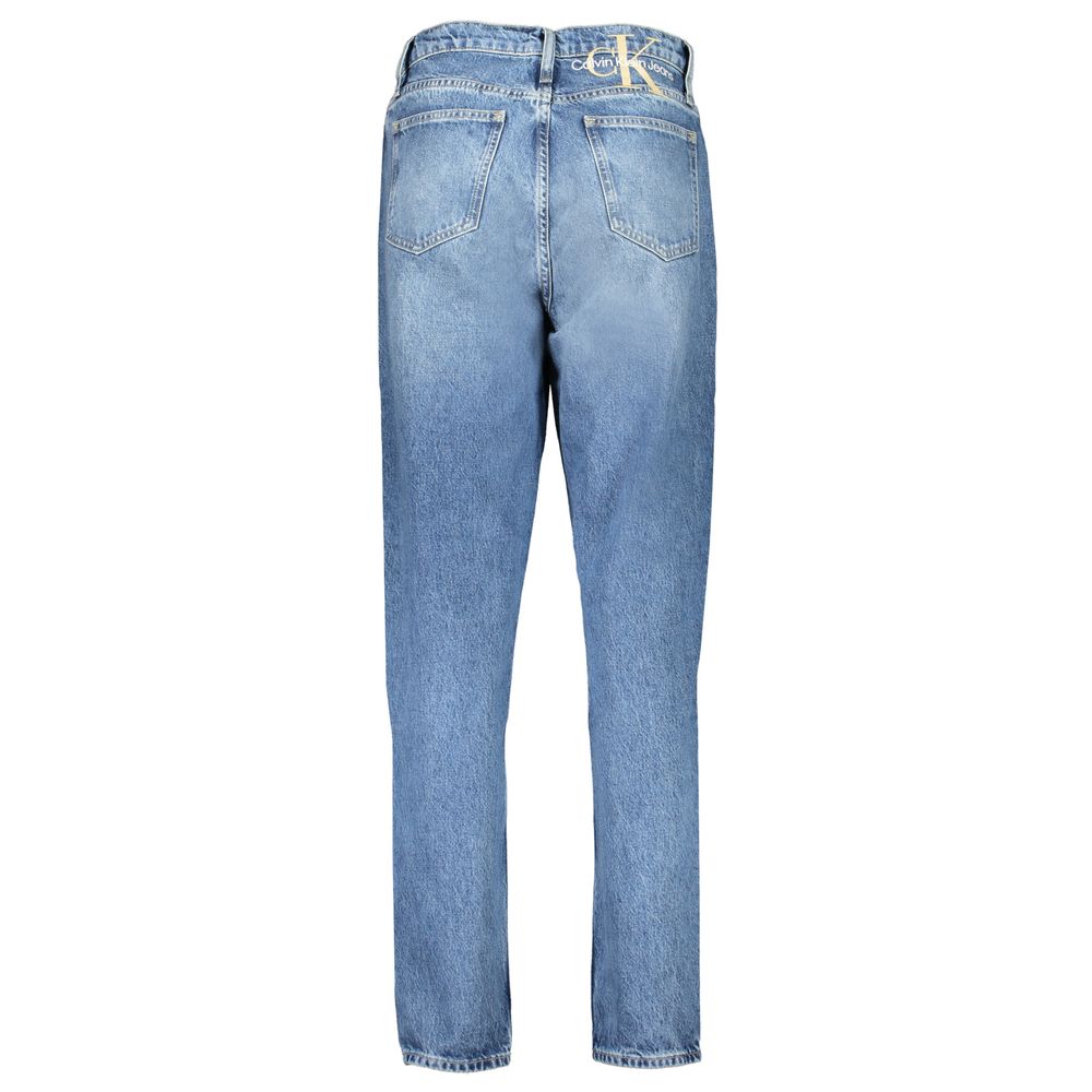 Jean et pantalon en coton bleu Calvin Klein