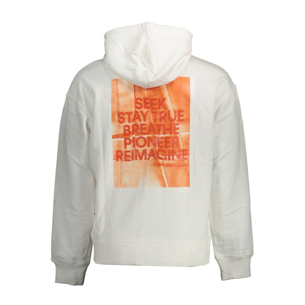 Pull Calvin Klein en coton blanc pour homme