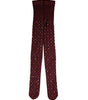 Collants Dolce &amp; Gabbana en nylon marron ornés de cristaux