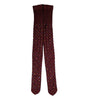 Collants Dolce &amp; Gabbana en nylon marron ornés de cristaux