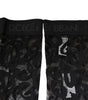 Dolce &amp; Gabbana Black Floral Lace Cotton Stretch Stockings Socks
