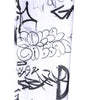 Chaussettes mi-mollet en coton blanc à motif graffiti Dolce &amp; Gabbana