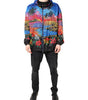 Dolce & Gabbana Multicolor Print Hooded Windbreaker Jacket