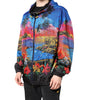 Dolce & Gabbana Multicolor Print Hooded Windbreaker Jacket