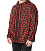 Dolce & Gabbana Black Cherry Print Hooded Windbreaker Jacket