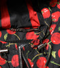 Dolce & Gabbana Black Cherry Print Hooded Windbreaker Jacket