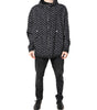 Dolce & Gabbana Black Heart Print Hooded Windbreaker Jacket
