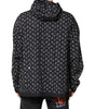 Dolce & Gabbana Black Heart Print Hooded Windbreaker Jacket