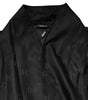 Dolce & Gabbana Black Silk DG Logo Men Wrap Robe Coat Jacket