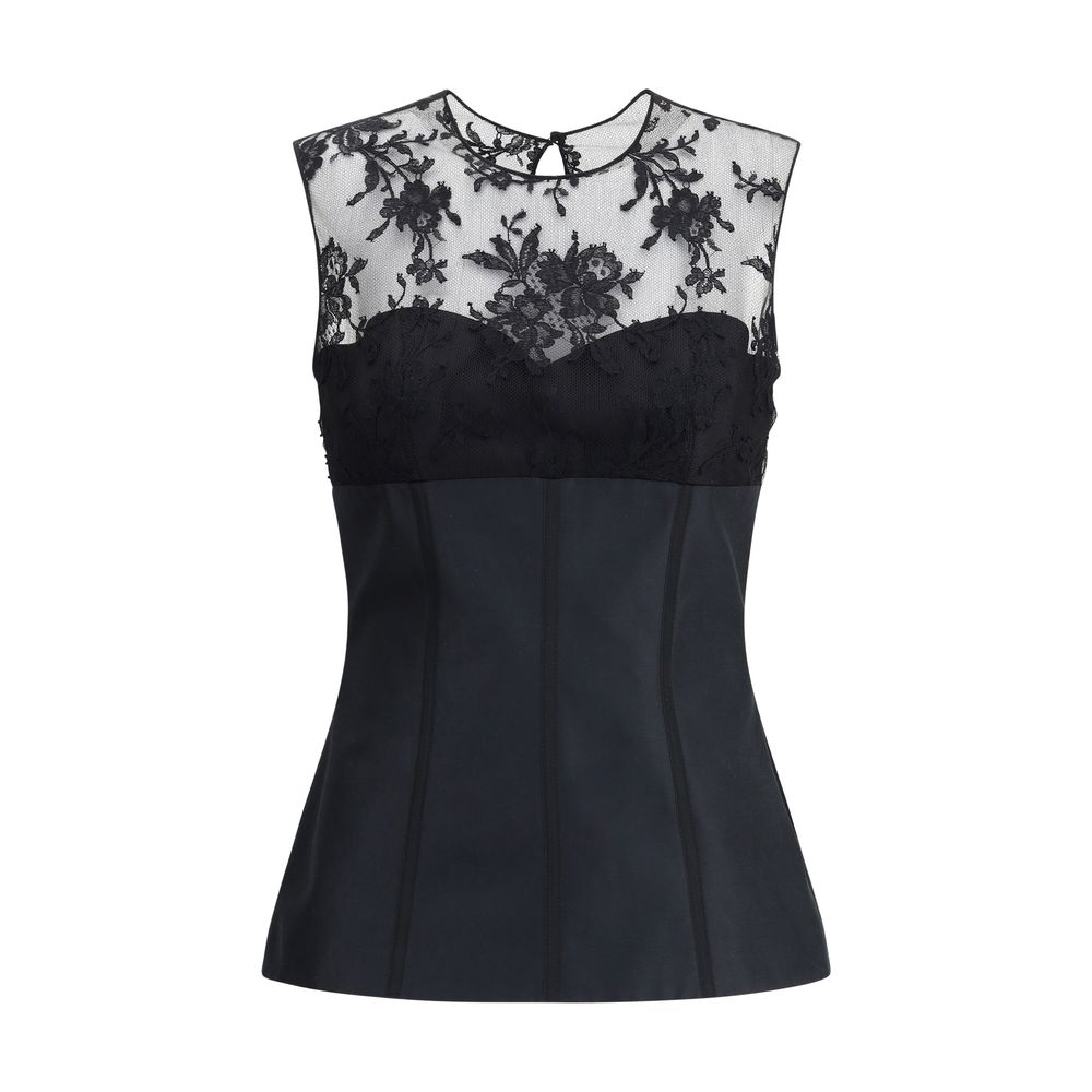 Haut en dentelle Alexander McQueen