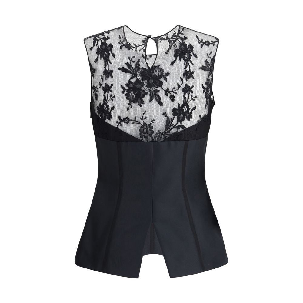 Haut en dentelle Alexander McQueen