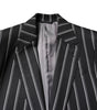 Dolce & Gabbana Black Striped SICILIA Formal 2 Piece Suit