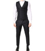 Dolce & Gabbana Blue MARTINI Wool Formal 3 Piece Suit