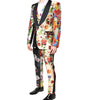 Dolce & Gabbana Multicolor Floral SICILIA Silk 3 Piece Suit