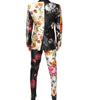 Dolce & Gabbana Multicolor Floral SICILIA Silk 3 Piece Suit