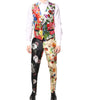 Dolce & Gabbana Multicolor Floral SICILIA Silk 3 Piece Suit