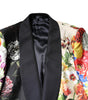 Dolce & Gabbana Multicolor Floral SICILIA Silk 3 Piece Suit