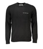Calvin Klein Sleek Long Sleeve Crew Neck Sweater with Logo