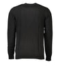 Calvin Klein Sleek Long Sleeve Crew Neck Sweater with Logo