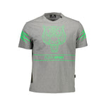 T-shirt homme en coton marron Plein Sport