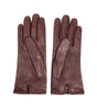 Dolce &amp; Gabbana Burgundy Leather Glove