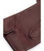 Dolce &amp; Gabbana Burgundy Leather Glove
