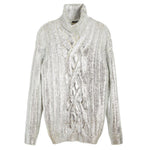 Balmain Brown Wool Men Turtleneck Sweater