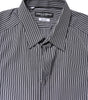 Dolce & Gabbana Black White Striped GOLD Formal Dress Shirt