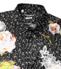 Dolce & Gabbana Black GOLD Floral Embroidery Formal Shirt
