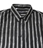 Dolce &amp; Gabbana Black White Striped Cotton Dress Shirt