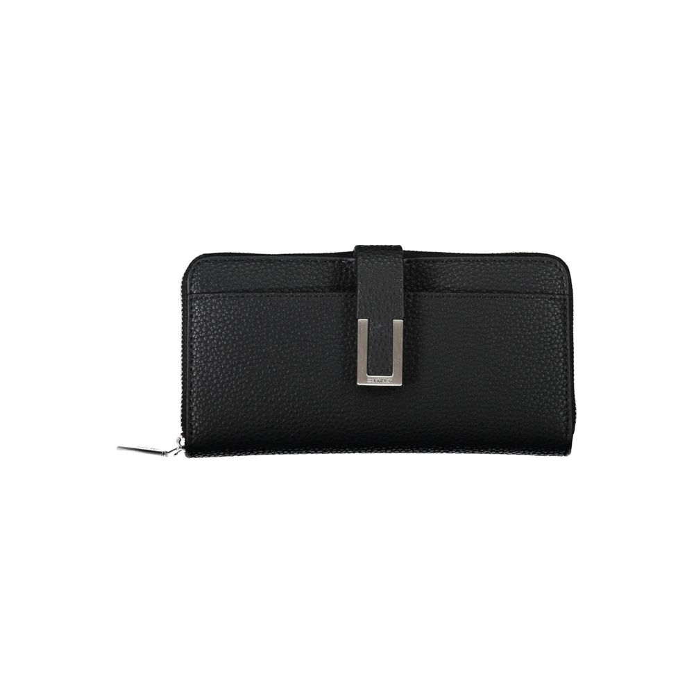 Portefeuille femme Calvin Klein en polyester noir