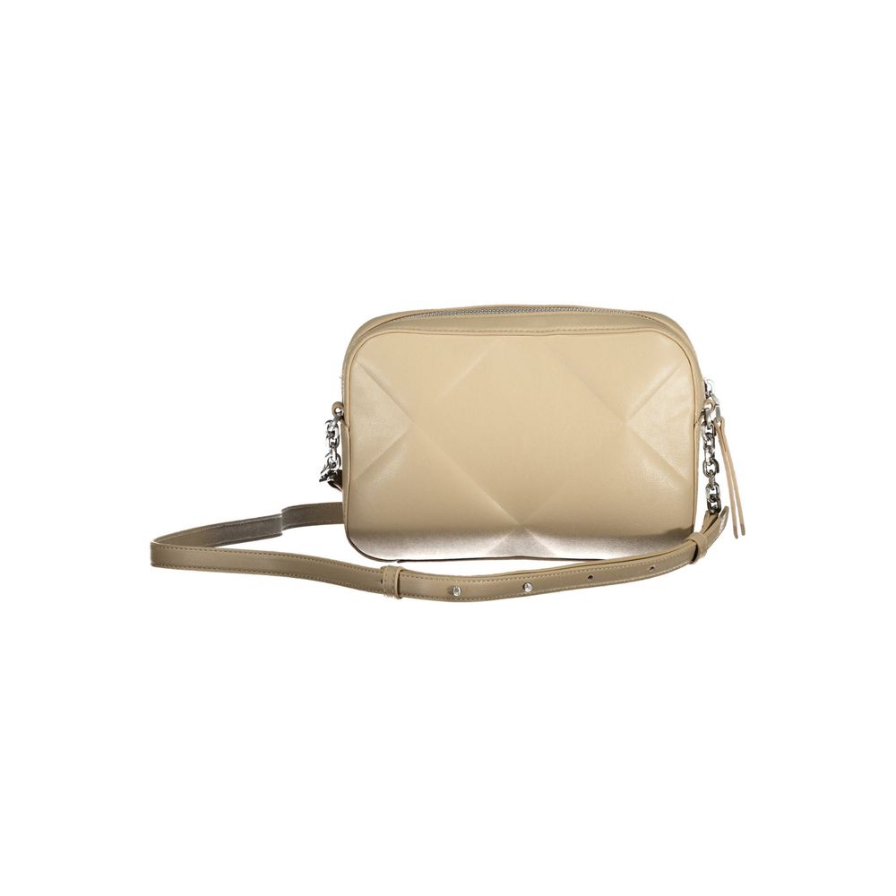 Sac à main en polyester beige Calvin Klein