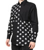 Dolce &amp; Gabbana Black DG Logo Cotton MARTINI Dress Shirt