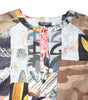 Chemise à manches courtes patchwork multicolore Dolce &amp; Gabbana