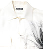 Chemise décontractée à manches longues en soie ivoire Dolce & Gabbana pour homme